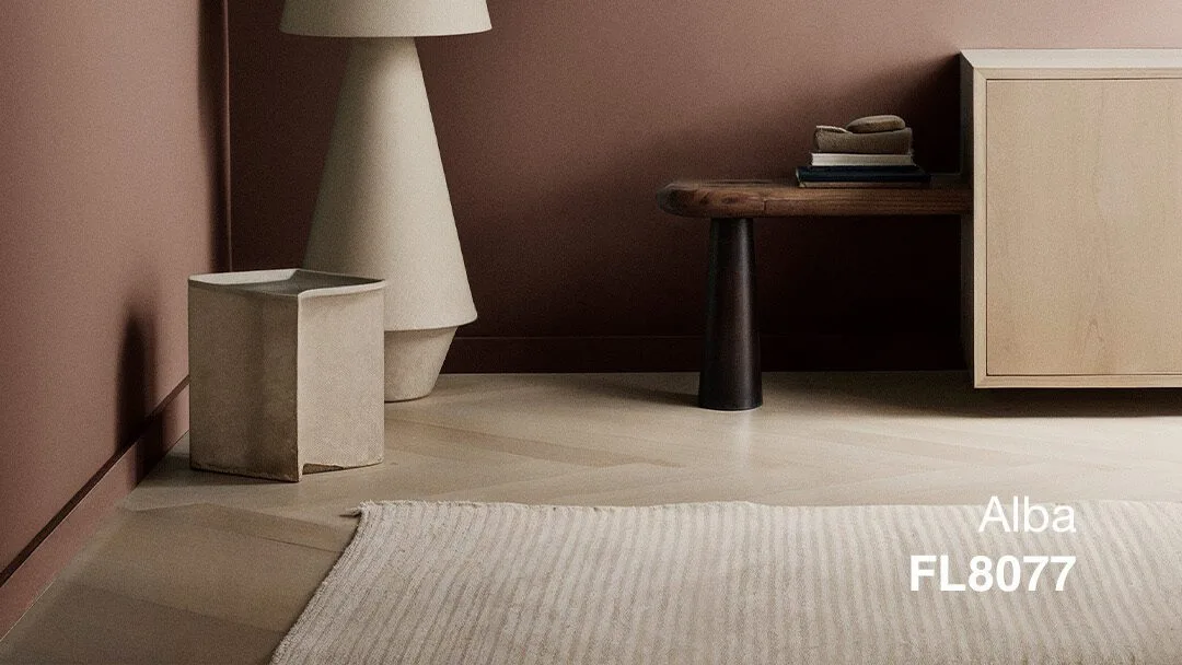 Interiør med Flügger Alba FL8077 maling