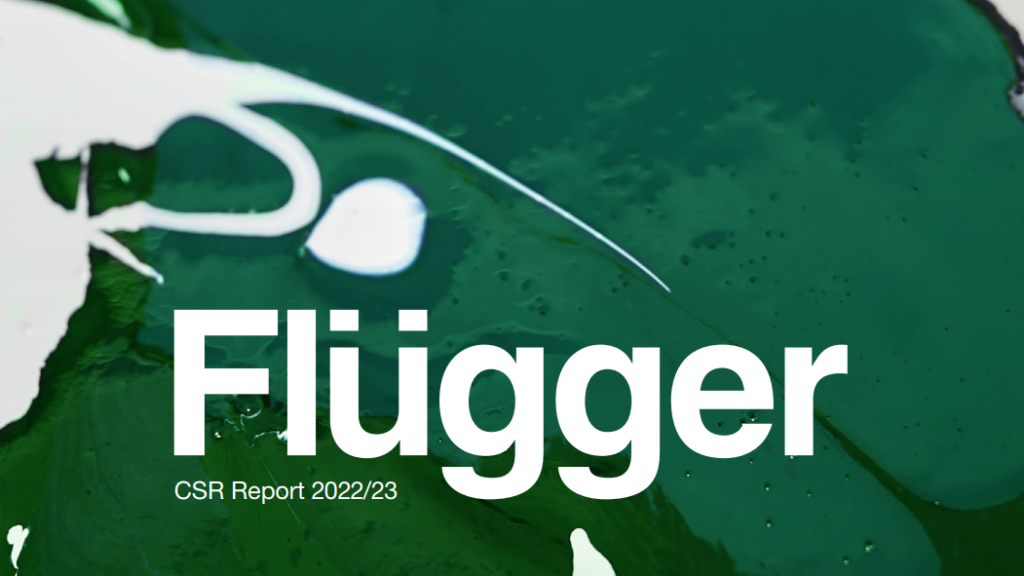 Front page of the ESG report for 2022-2023