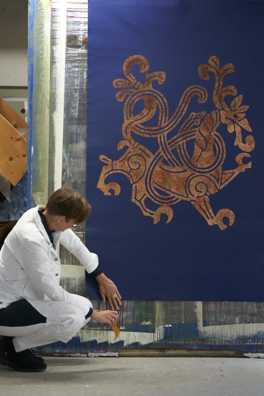 Heidi Zilmer maler nordisk inspireret dekorationsmaleri