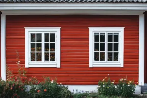 red wooden house 1