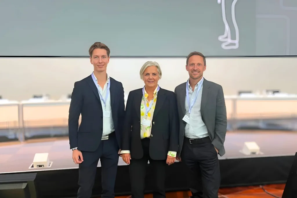 Flüggers nye bestyrelse - Nicolai Schnack, Karen Frøsig og Alexander Vilhelm Martensen-Larsen